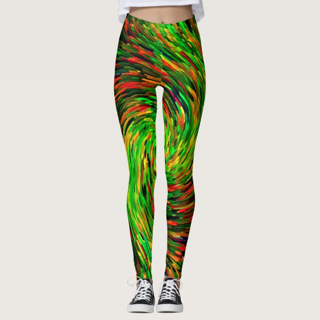 Fröhlichkeit wirbeln...... leggings (Vorderseite)