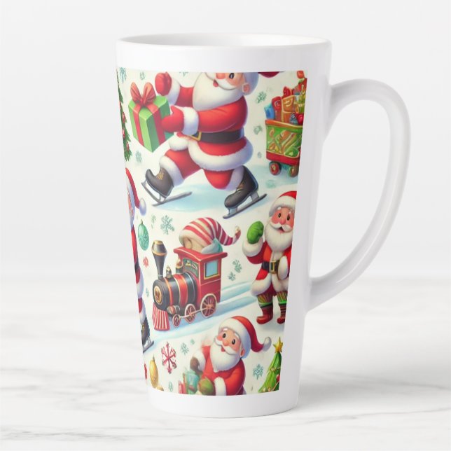 fröhlichste Weihnachtsfeier Milchtasse (Rechts)