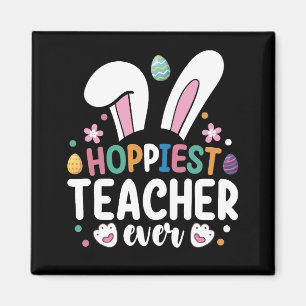 Fröhlichster Lehrer Aller Zeiten Schule Ostern Has Magnet