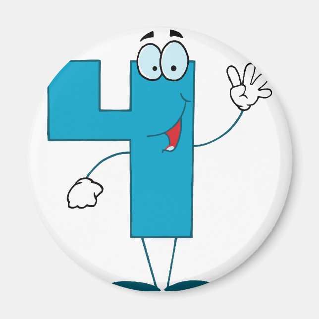 Frohn Nummer 4 Magnet (Vorne)