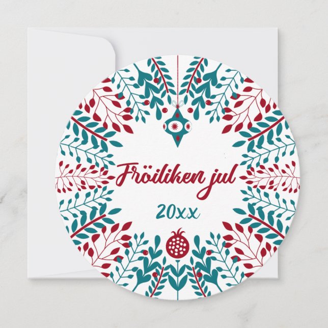 Fröiliken jul., Nordfriesland frohe Weihnachten (Vorderseite)
