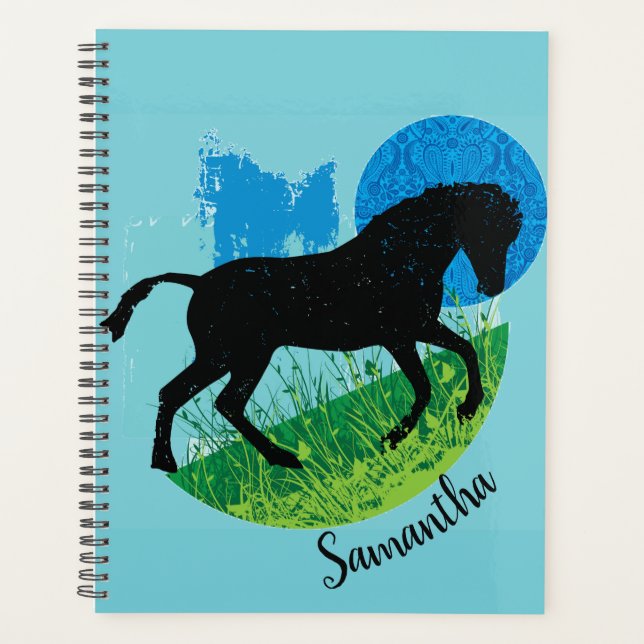 Frolcking Horse Weekly/Monatsplaner Planer (Vorderseite)