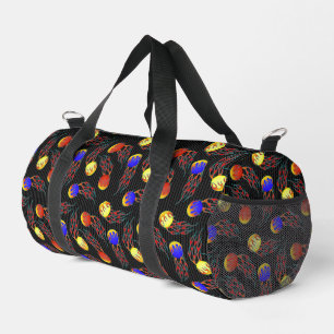 Frolf - Flammen-Datenträger Golf Duffle Bag