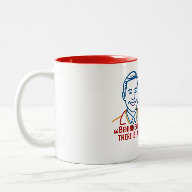"From Doctor to Nurse – A Gift" Zweifarbige Tasse (Links)