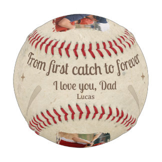 From First Catch to Forever 2 Photo Dad Gift  Baseball