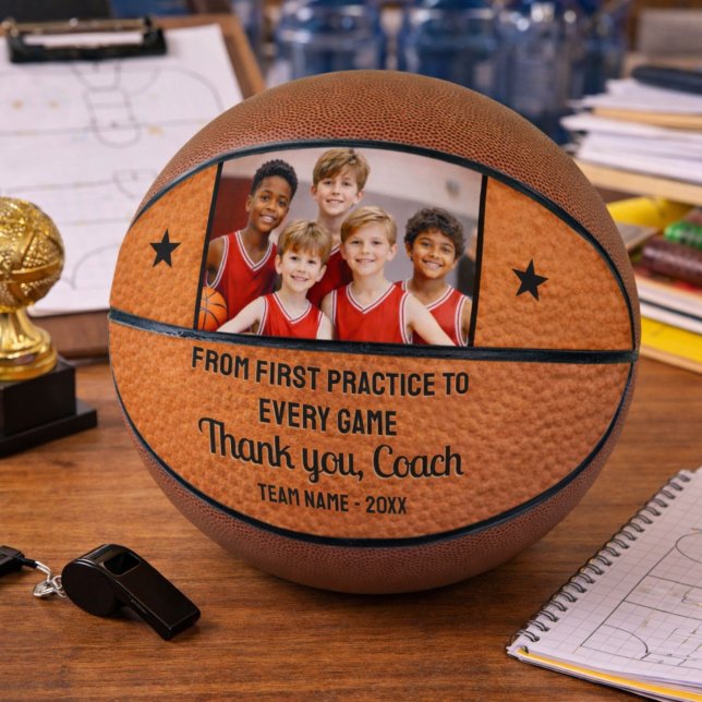 From First Practice to Every Game Thank You Coach  Basketball (Von Creator hochgeladen)