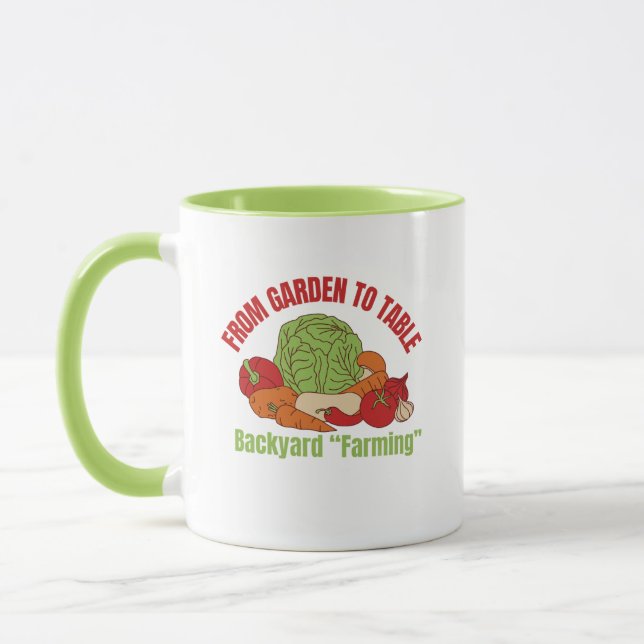 From Garden To Table Coffee Mug Tasse (Links)