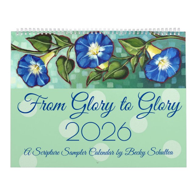 "From Glory to Glory" 2026 Scripture Calendar Kalender (Titelbild)
