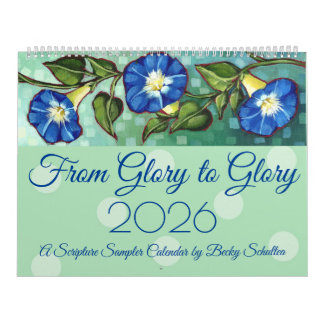 "From Glory to Glory" 2026 Scripture Calendar Kalender