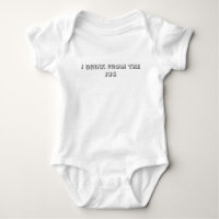 "From Jug" Funny Breastfood Baby Bodysuit