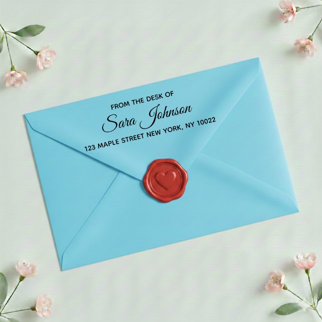 From the Desk Of Custom Address Stamp  Permastempel (Von Creator hochgeladen)