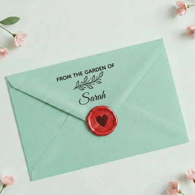 From the Garden of Custom Name Stamp Permastempel (Von Creator hochgeladen)