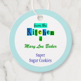 "From the Kitchen of" Retro Baking Tags Geschenkanhänger