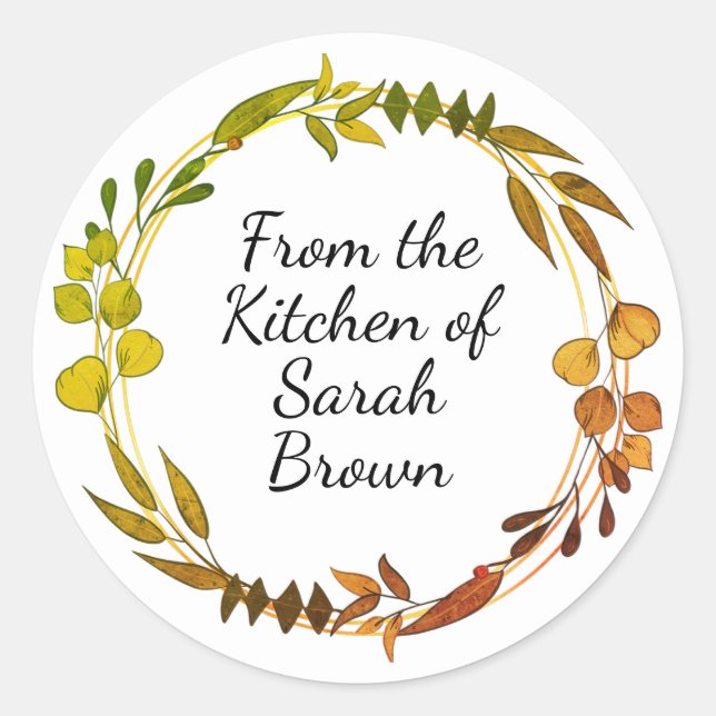 From the kitchen of stickers (Vorderseite)