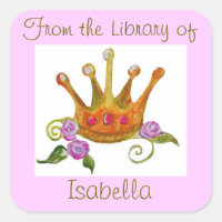 "From the Library of" Aufkleber (anpassbar)