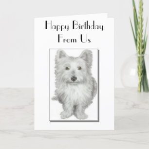'From Us' Birthday Card Karte