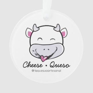 Fromage Queso Lait cru Acrylique Ornement
