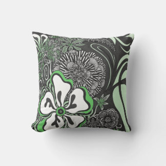 Fronce Floral | Couleur Personnalisable | Coussin