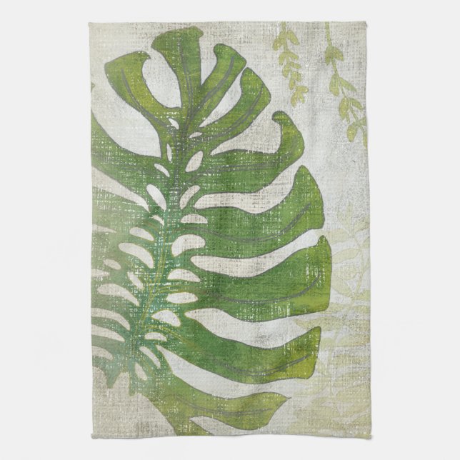 Frond III Geschirrtuch (Vertikal)