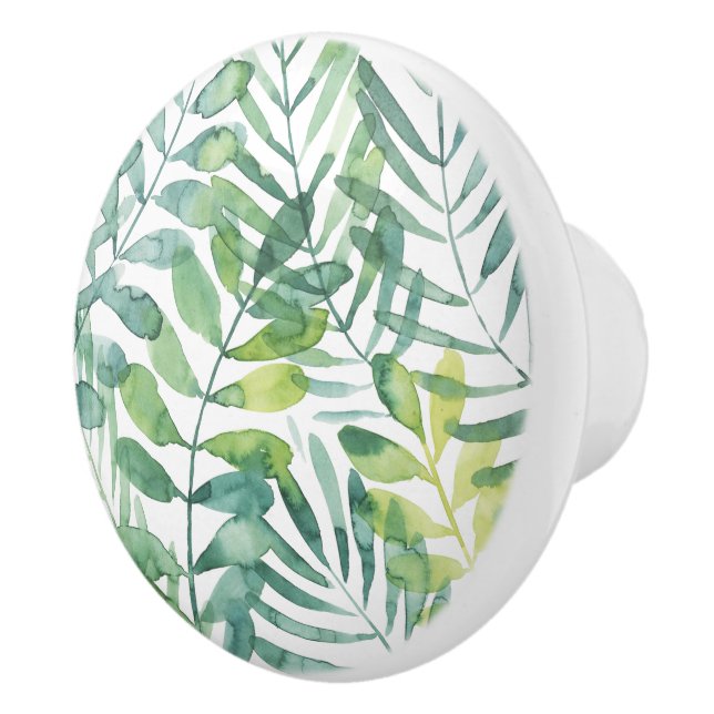 Frond Waltz - Blätter "Palm Frond" Keramikknauf (Rechts)