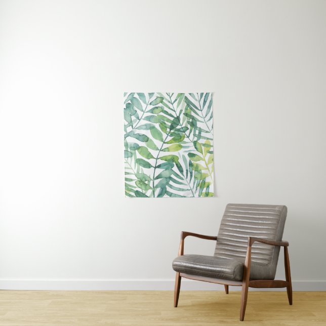 Frond Waltz - Blätter "Palm Frond" Wandteppich (Beispiel)