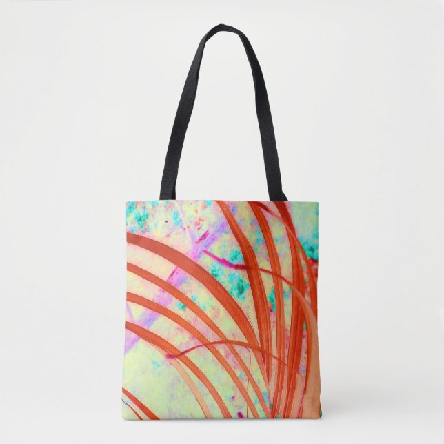 Fronds Go Red Tasche (Vorderseite)