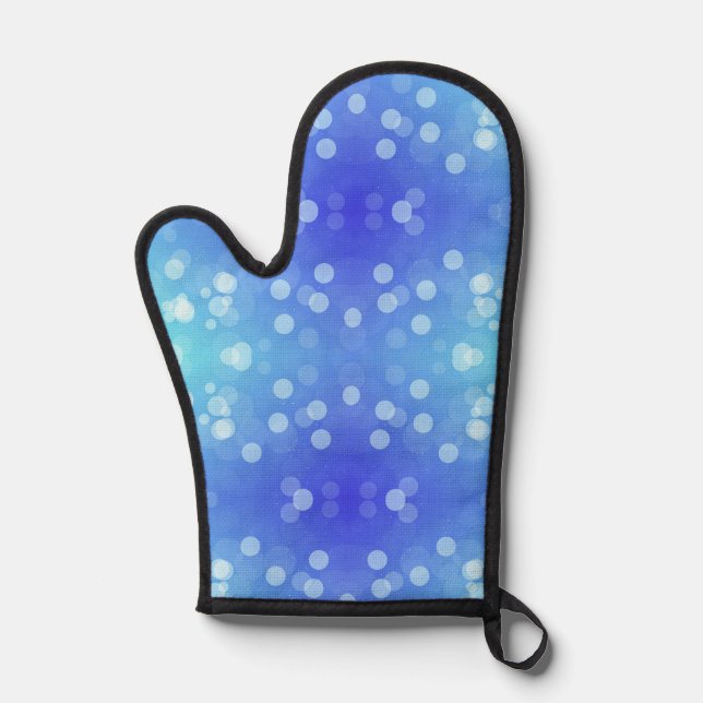 Front and back views of an oven mitt. ofenhandschuh (Vorderseite)