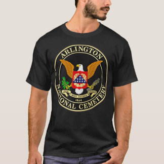 FRONT & BACK Arlington National Friedhof Zip  T-Shirt