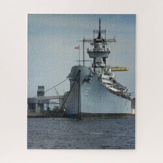 Front des Battleship New Jersey (Vertikal)