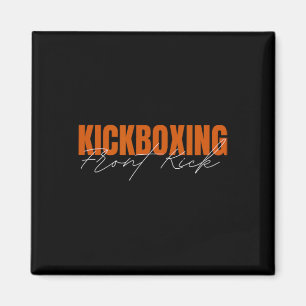 Front Kick Kickboxen Magnet