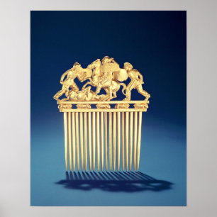 Front of a Scythian comb Poster