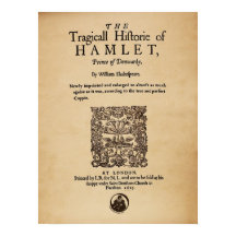 Front Piece to the Hamlet Quarto (1605 Version)