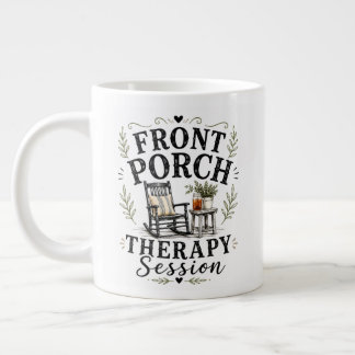 Front-Porch-Therapiesitzung Jumbo-Tasse