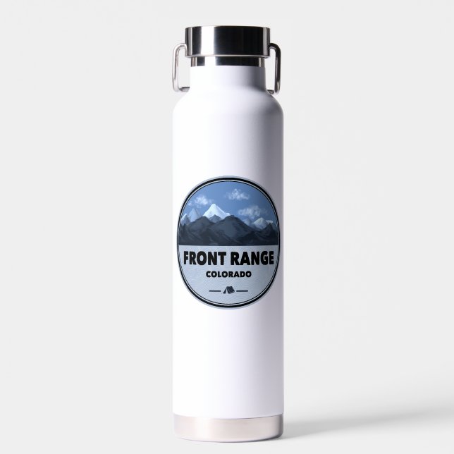 Front Range Mountains Colorado Camping Trinkflasche (Vorne)
