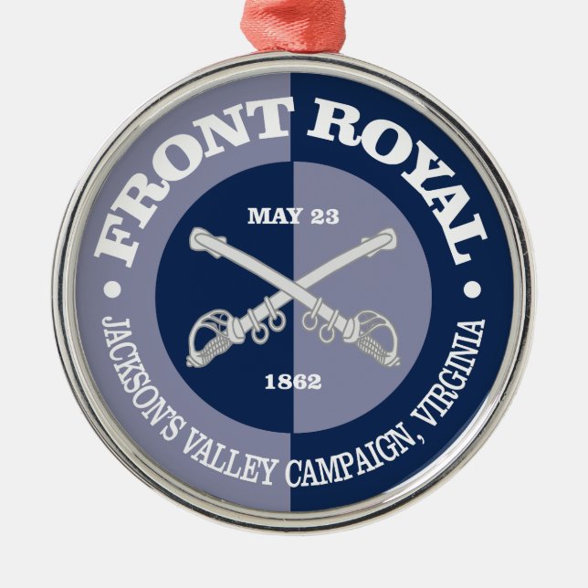 Front Royal (B&G) Ornament Aus Metall (Vorne)