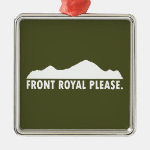 Front Royal Virginia Bitte Ornament Aus Metall