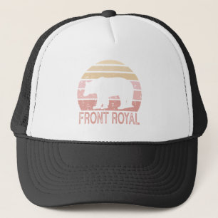 Front Royal Virginia Retro Bear Truckerkappe
