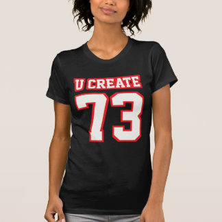 Front SCHWARZ-WEISS RED Womens Bella Favorite Jers T-Shirt