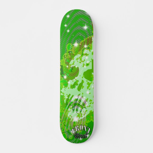 Front Street Phantom Green Skateboard (Vorne)