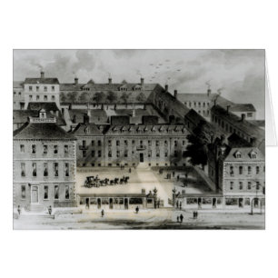 Front sud de Leicester House, vers 1720