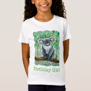 Front und Back Koala Bären Geburtstagskind T-Shirt