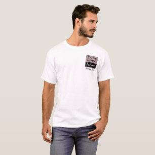 Front- und Rückseite Ihres Logo-Events T-Shirt