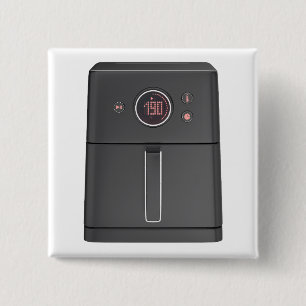 Frontansicht des Heißluftfritöse Button