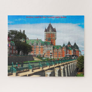 Frontenac Schloss Quebec. Jigsaw Puzzle