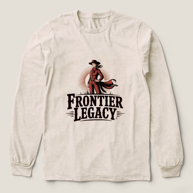 Frontier-Erbe Tri-Blend Shirt (Design Vorderseite)
