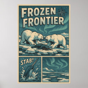 Frontier, gefroren - Standoff für den Polarbär und Poster
