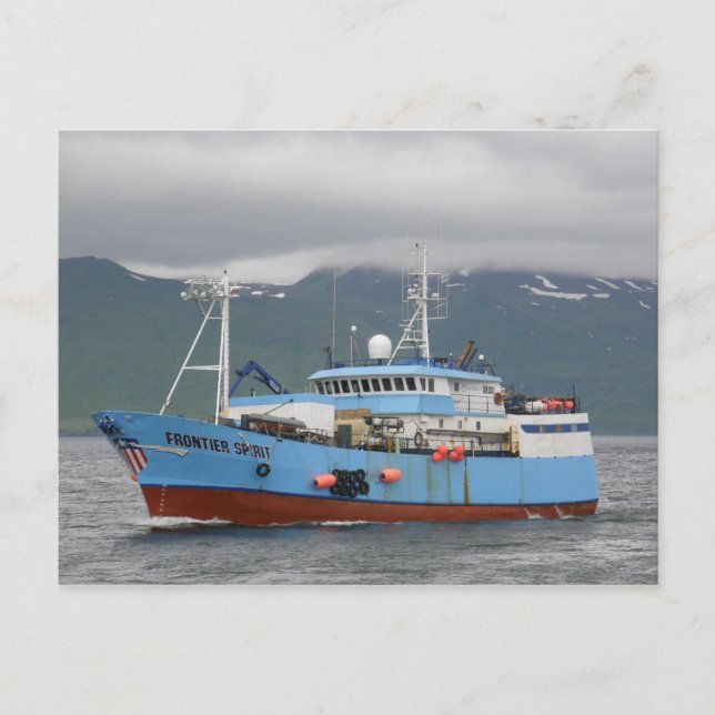 Frontier Spirit, Longliner im niederländischen Haf Postkarte (Vorderseite)