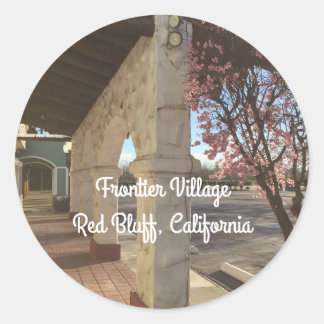 Frontier Village in Red Bluff California Sticker