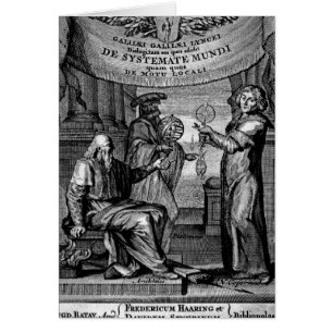Frontispice de 'Dialogus De Systemate Mundi'