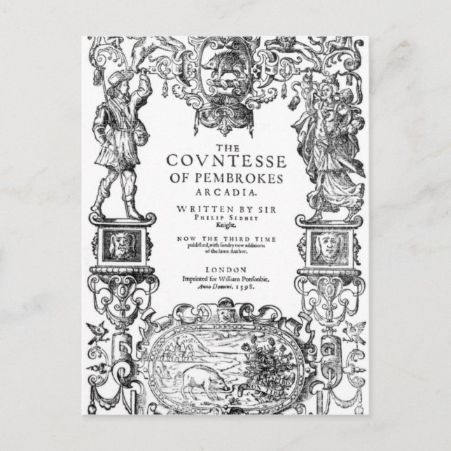 Frontispiece 'Die Gräfin von Pembroke's Postkarte (Vorderseite)